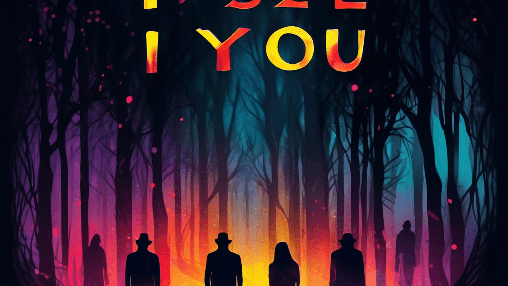 A mysterious and captivating book cover design for a novel titled 'I See You' with shadowy figures and enigmatic eyes peering out from the darkness, hinting at the secrets and suspense within.